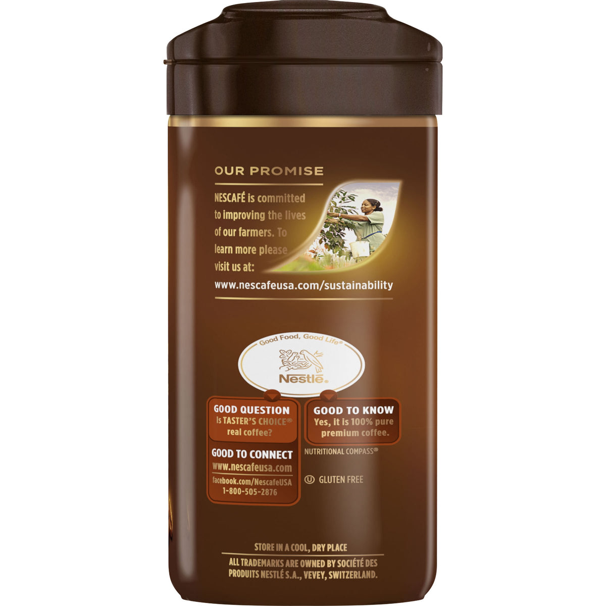 French Roast Instant Coffee 7 Ounce Canister Z89926