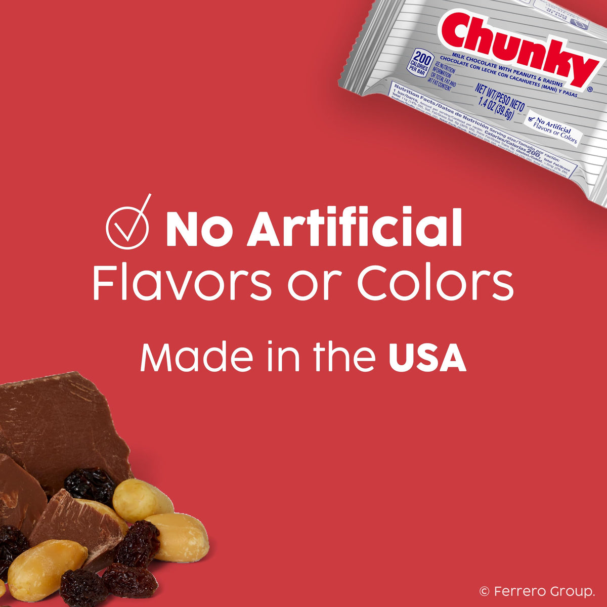 Chunky Milk Chocolate Candy Bars 24 Pack 33.6 Oz O31651