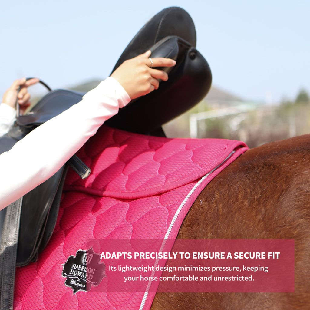 Mesh English Saddle Half Pad N107