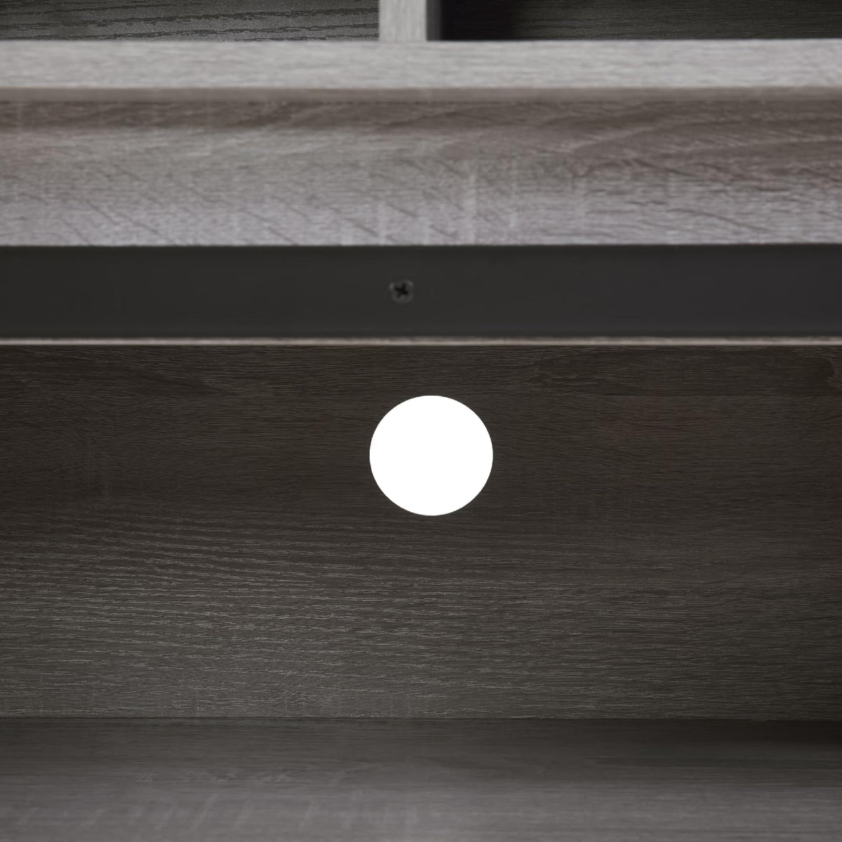 65" Grey Farmhouse TV Stand with Sliding Doors Z5597