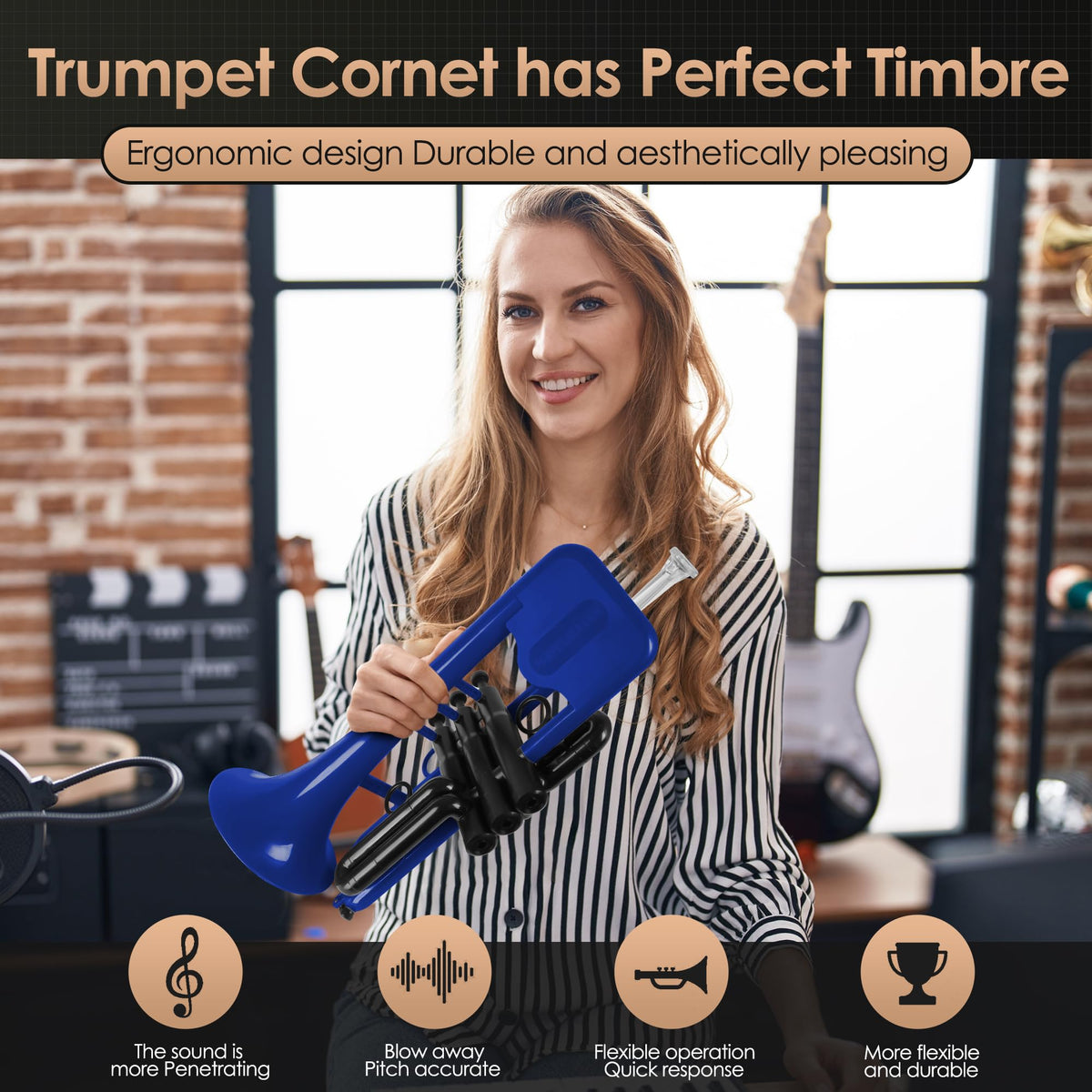 Plastic Bb Trumpet T6281