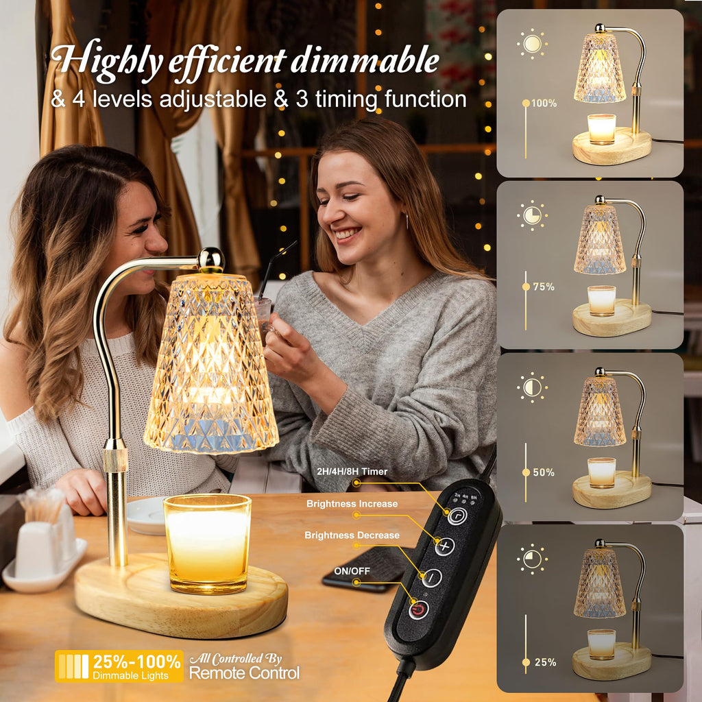 Adjustable Candle Warmer Lamp with Timer H30042