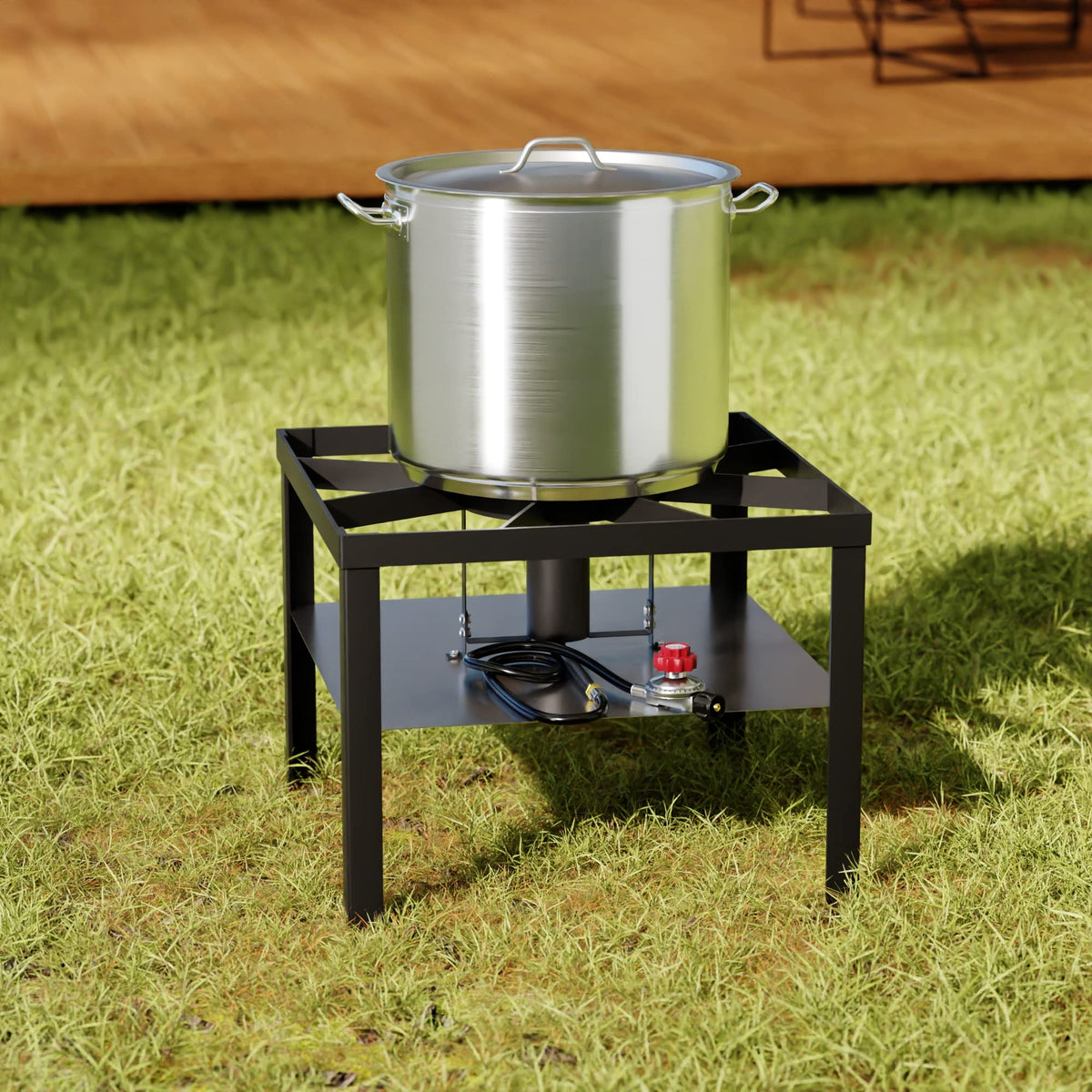 60 Qt. Aluminum Outdoor Seafood Boiler/Steamer Kit E28982
