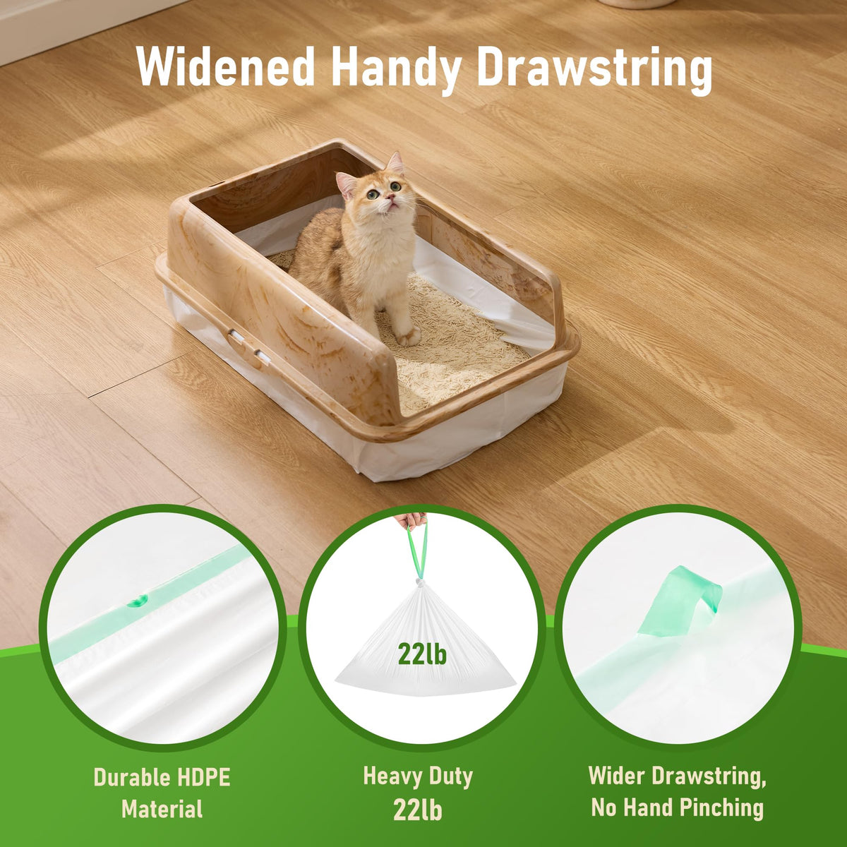 Cat Litter Box Liners Large 20 Count K586