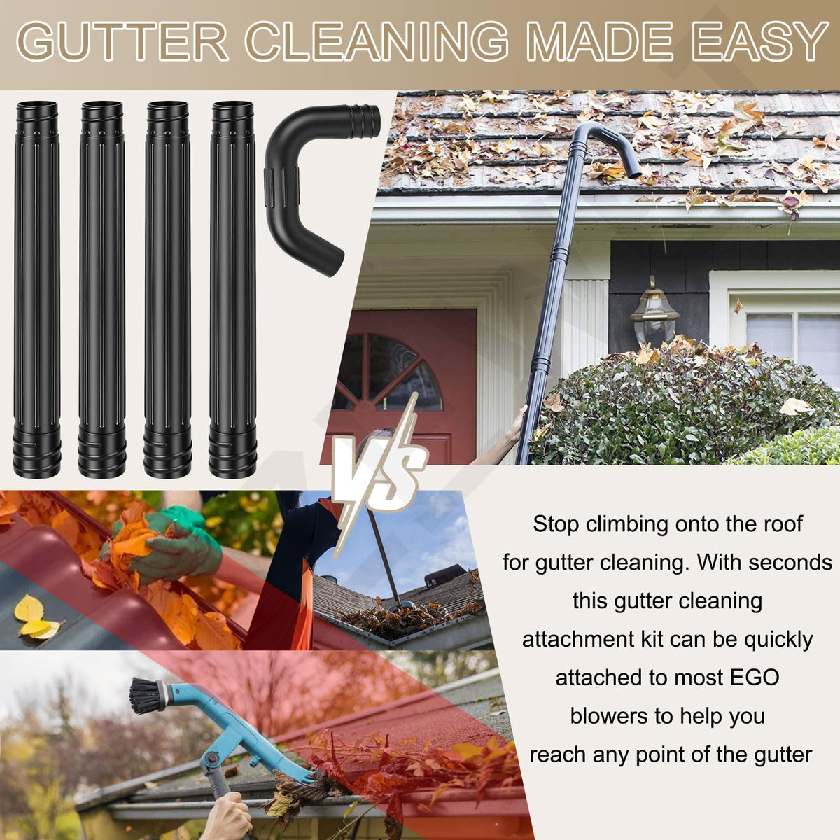 8.3FT Gutter Cleaning Attachment C10866