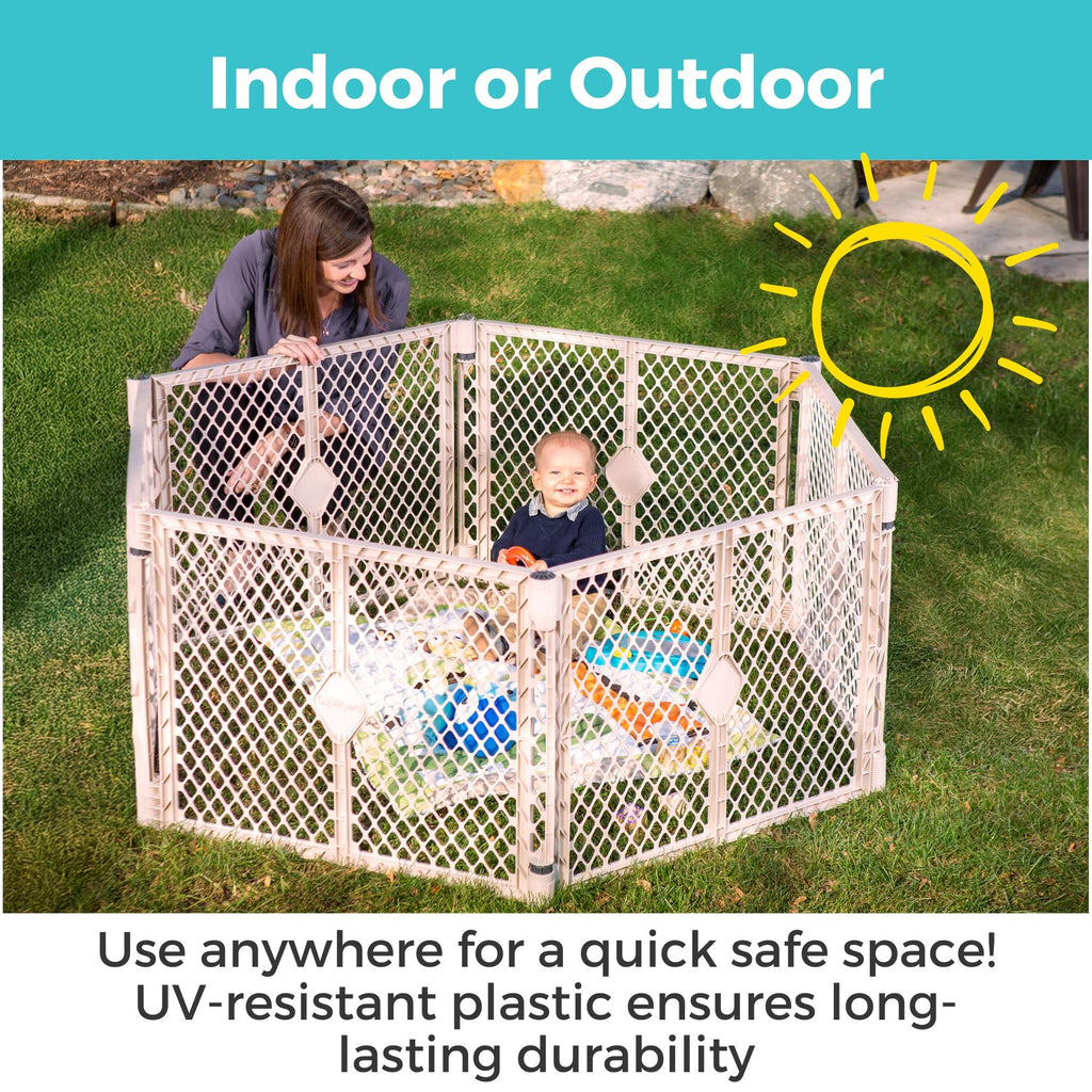 6-Panel Baby Playard E43730