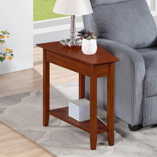 24" Cherry End Table with Storage Shelf Q66535