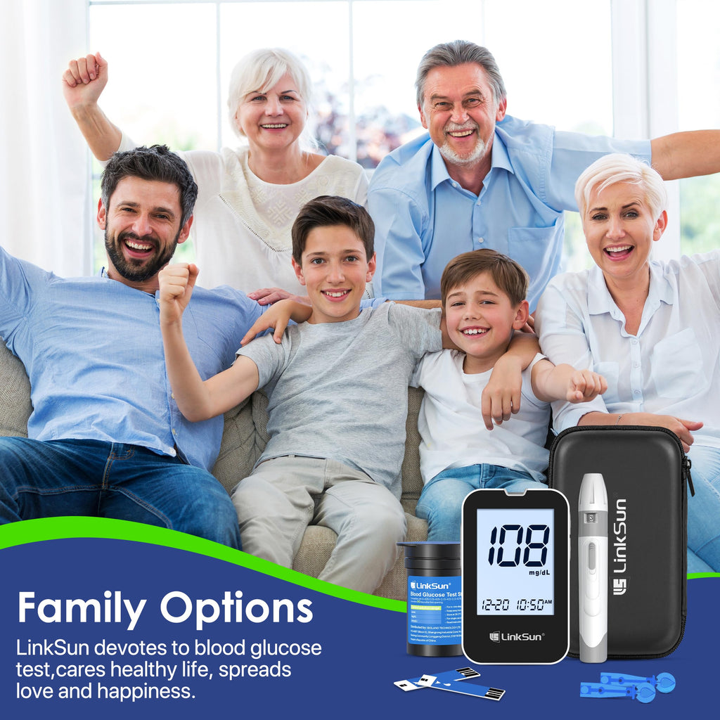 Blood Sugar Testing Kit, 100 Strips & Lancets P515
