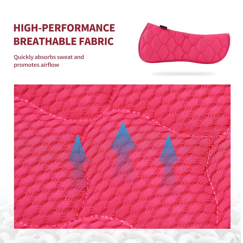 Mesh English Saddle Half Pad N107